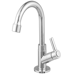 Torneira Lavatório Banheiro Bica Móvel Abs 1095 C-72 ¼ Volta:Cromado - 1