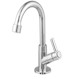 Torneira Lavatório Banheiro Bica Móvel Abs 1095 C-72 ¼ Volta:Cromado - 2