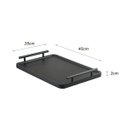 Ver mais imagens de Bandeja Cantinho do Café Decorativa para Servir Bebidas 28x40:preto Fosco/preto Fosco