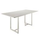 Ver imagem 1 de Mesa de Jantar 160cm e Tampo de Vidro Arcadia