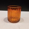 Castiçal Porta Vela Decorativo Home&co Vidro 8x7x7cm Âmbar - 5