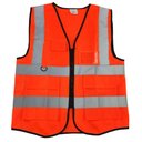Ver imagem 1 de Colete Faixa Sinalizador Blusao Fluorescente Refletivo Epi Obra Construçao Transito Guarda Seguran