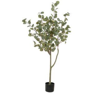 Planta Artificial Arvore Eucalipto C/pote X240 Verde 1,4cm