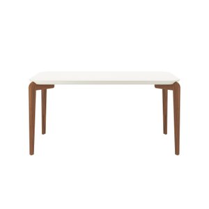 Mesa de Jantar 160cm Retangular com Vidro Donatella