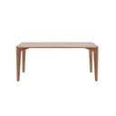 Ver imagem 1 de Mesa de Jantar 180cm com Pés de Madeira e Travessa de Aço Harmony Marrom/Canella