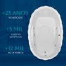 Banheira Retangular Lotus com Hidro - 5