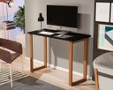 Ver imagem 1 de Mesa de Estudo Office 0,90cm - Pés em Madeira Maciça c/ Pintura Anti Umidade - Tampo 15mm c/ Fita de