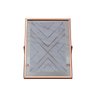 Kit 3 Porta Retrato em Metal e Vidro 13x18 Rose Gold - 4