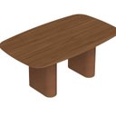 Ver imagem 4 de Mesa de Jantar Lintz Retangular 8 Lugares sem Vidro Marrom/Canella/Caramel