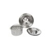 Cuba Gourmet Dupla Quadrada Aço Inox 304 Escovada 78x43cm - 8