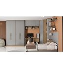Ver imagem 3 de Guarda Roupas Modulado 1 Porta e Prateleiras 245x32,2cm Setiba Plus Carvalho/fendi
