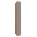 Ver imagem 1 de Guarda Roupas Modulado 1 Porta e Prateleiras 245x32,2cm Setiba Plus Carvalho/fendi