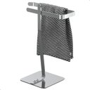 Ver imagem 5 de Porta Toalha Lavabo Cromado de Bancada Suporte Toalha Oslo