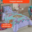 Ver imagem 4 de Edredom Solteiro Lepper Patrulha Canina Menina Microfibra Dupla Face Estampado Lilás