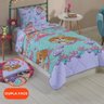 Edredom Solteiro Lepper Patrulha Canina Menina Microfibra Dupla Face Estampado Lilás - 3