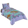 Edredom Solteiro Lepper Patrulha Canina Menina Microfibra Dupla Face Estampado Lilás - 1