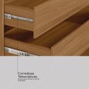 Ver imagem 6 de Guarda Roupa Casal 4 Portas Vidro Reflecta e 4 Gavetas Estônia - Amêndola-nude Prime Tx Amêndola-