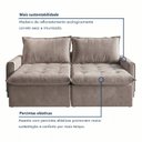 Ver imagem 4 de Sofá Cama Reclinável 260cm Sevilha
