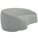 Ver imagem 3 de Sofá 3 Lugares Orgânico Luxo Recepção Sala de Estar e Tv Amore 200cm Bouclé Cinza- Mabe Magazine