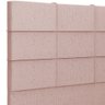 Cabeceira Cama Box Casal 140 cm Roma W01 Linho Rosê - Lyam Lyam Decor - 6