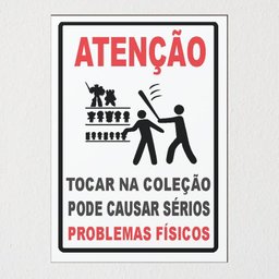Placa Decorativa Frases Engraçadas Avisos Quarto Sala Banheiro:15 - 1
