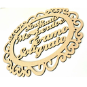 Ver imagem 4 de Hoponopono - MDF - Sinto Perdoe Amo Grato - Cru - Mandala - 15x13cm