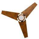 Ver imagem 5 de Ventilador de Teto Com Controle Remoto Natuvent Callis Led 3 Pás Madeira Imbuia 3000k Branco Quente