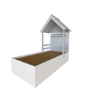 Ver imagem 7 de Cama Infantil Lara com Gavetas 157cm x 153cm Branco/Cinza Cristal