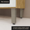 Ver imagem 6 de Cozinha Compacta 5 Portas 2 Gavetas Sara Marrom/Marrocos/Off White