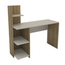 Ver imagem 2 de Mesa Escrivaninha de Escritório Ímola 120cm Mel e Arenas Marrom