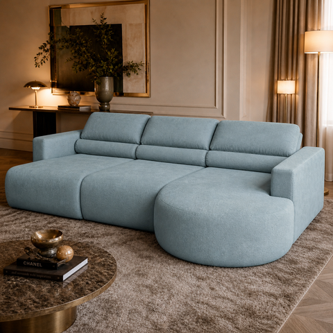 Sofá Living Retrátil e Reclinável Encantus 3 Lugares