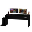 Ver imagem 2 de Mesa para Computador Gamer 1 Gaveta 160x60 Cm