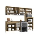 Ver imagem 5 de Cozinha Modulada 4 Peças 12 Portas 2 Gavetas e Balcão com Tampo Ibiza