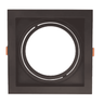 Spot Quadrado de Embutir Recuado Preto P/ar111-pot Max 20w - 1