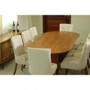 Ver imagem 1 de Sala de Jantar 2,40m 8 Cadeiras Braço Royale Requinte Salas