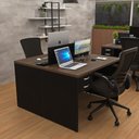 Ver imagem 1 de Estação Trabalho Plataforma 120x60 2 Lugares com 2 Gavetas