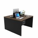 Ver imagem 3 de Estação Trabalho Plataforma 120x60 2 Lugares com 2 Gavetas