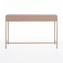 Ver imagem 4 de Escrivaninha Penteadeira Square 2 Gavetas 120 Cm X 48 Cm Rosa Blush