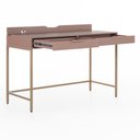 Ver imagem 7 de Escrivaninha Penteadeira Square 2 Gavetas 120 Cm X 48 Cm Rosa Blush