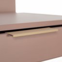 Ver mais imagens de Escrivaninha Penteadeira Square 2 Gavetas 120 Cm X 48 Cm Rosa Blush