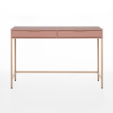 Ver imagem 1 de Escrivaninha Penteadeira Square 2 Gavetas 120 Cm X 48 Cm Rosa Blush