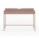 Ver imagem 6 de Escrivaninha Penteadeira Square 2 Gavetas 120 Cm X 48 Cm Rosa Blush