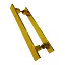Ver imagem 1 de Puxador Porta Pivotante Inox Dourado Reto Italy - 40 Cm