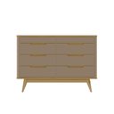 Ver imagem 1 de Cômoda Quarto Vicenza 8 Gavetas com Pés Fendi/Hanover