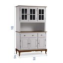 Ver imagem 4 de Cristaleira Arca e Oratório 6 Portas 2 Gavetas Hannover 60804