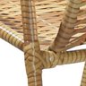 Cadeira de Junco Romana Jardim Área Externa Capupuccino - 4