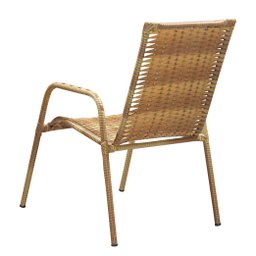 Cadeira de Junco Romana Jardim Área Externa Capupuccino - 2