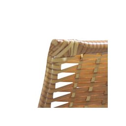 Cadeira de Junco Romana Jardim Área Externa Capupuccino - 3