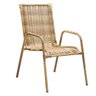 Cadeira de Junco Romana Jardim Área Externa Capupuccino - 1