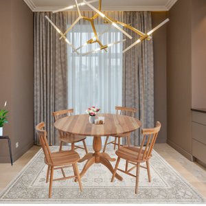 Mesa Redonda Pé Central 120cm X79cm Milena